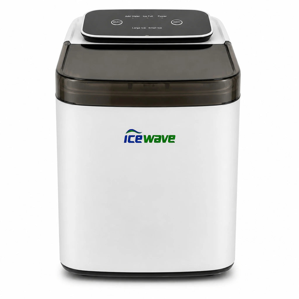 ICEWAVE Portable Countertop Bullet Ice Maker – 2 Ice Sizes (IW-01)