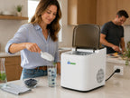 ICEWAVE Countertop Bullet Ice Maker – 2 Ice Sizes (ZB-13)