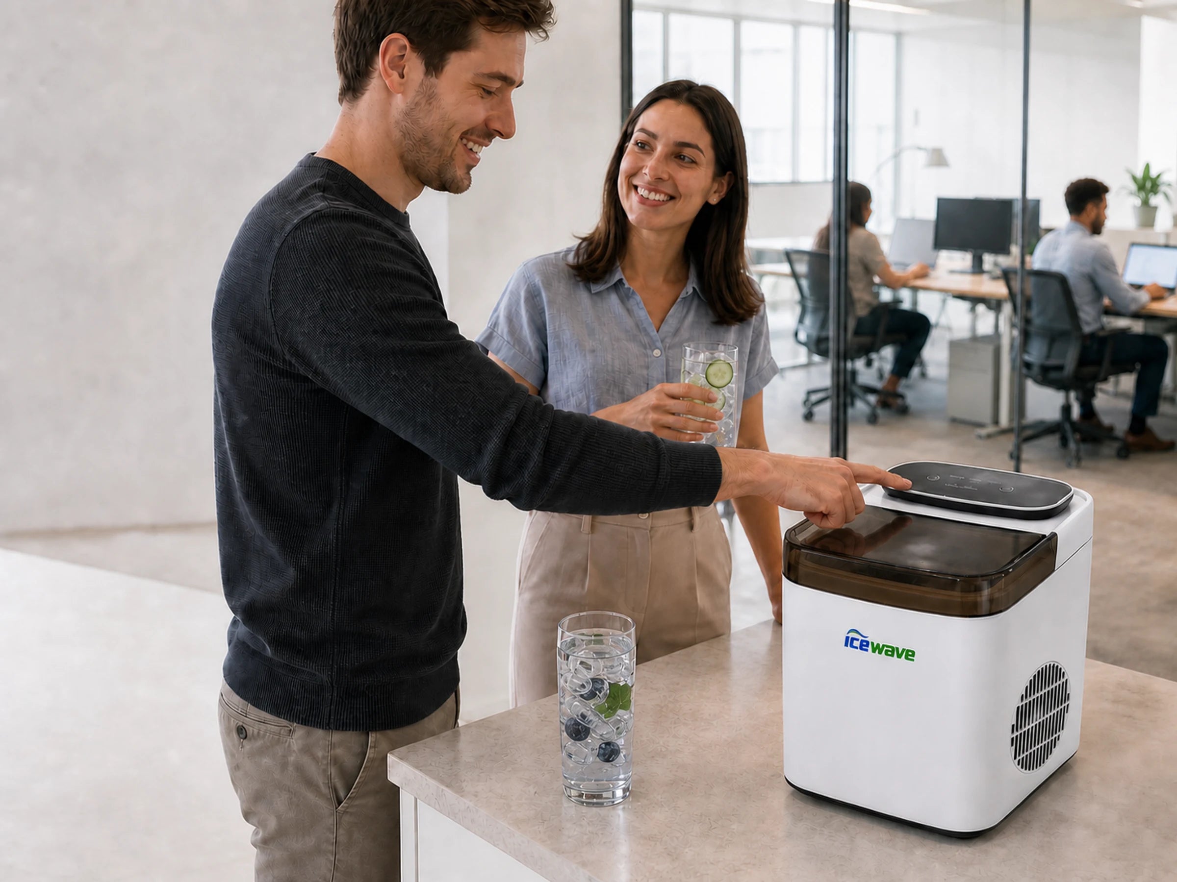 A cooler break, right where work happens.